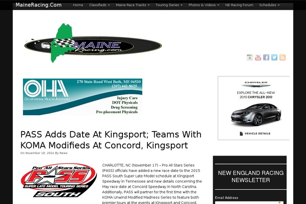 WordPress website example screenshot