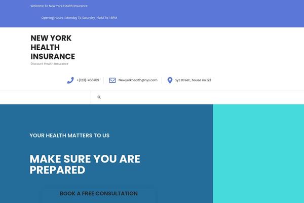 healthexx theme websites examples