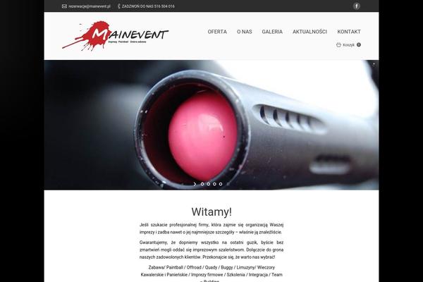 WordPress website example screenshot