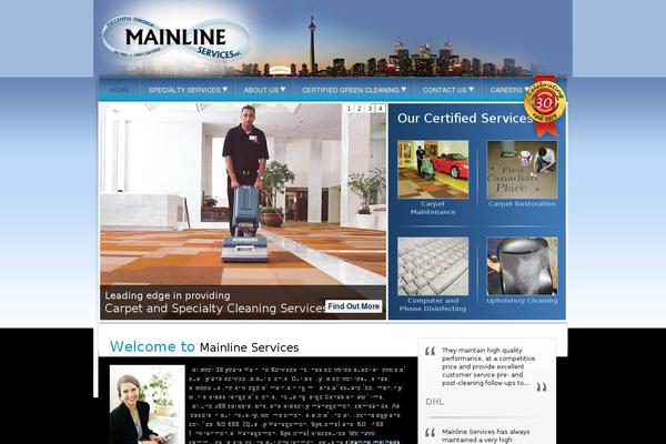 Mainline theme site design template sample