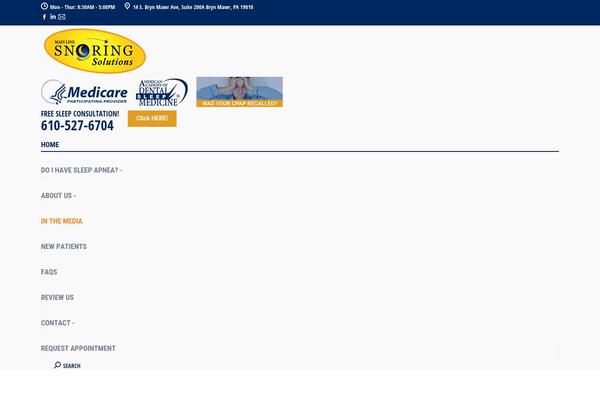 The7 theme site design template sample