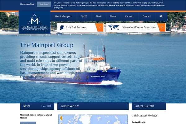 mainport.ie site used Mainport