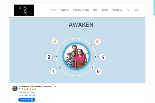 WordPress website example screenshot