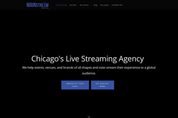 mainstreamchicago.com site used Salient
