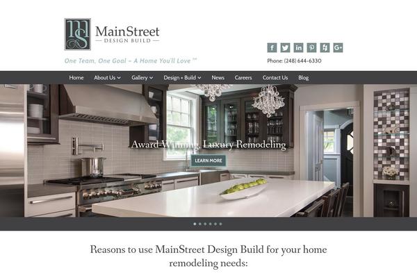 mainstreetdesignbuild.com site used Mdb-2013
