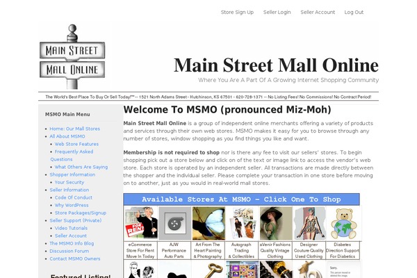 WordPress website example screenshot