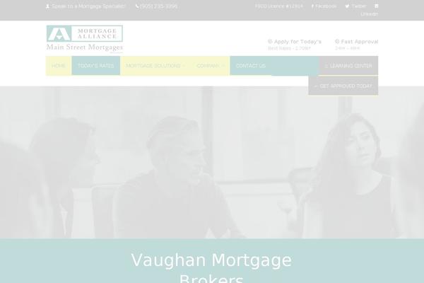 mainstreetmortgages.ca site used Factory-child
