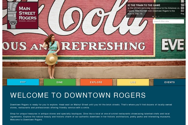 mainstreetrogers.com site used Rogers-responsive