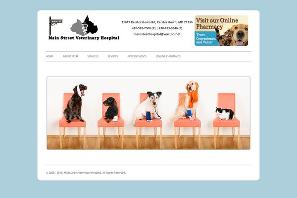 WordPress website example screenshot