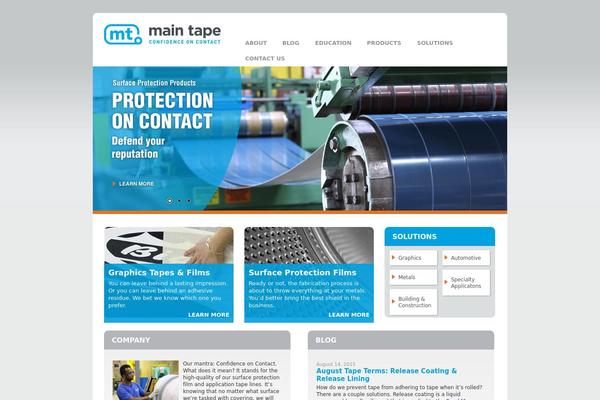 maintape.com site used Maintape-theme