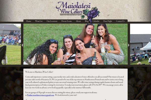 maiolatesiwinecellars.com site used Maiolatesi-theme