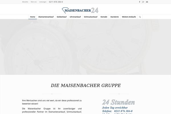 WordPress website example screenshot