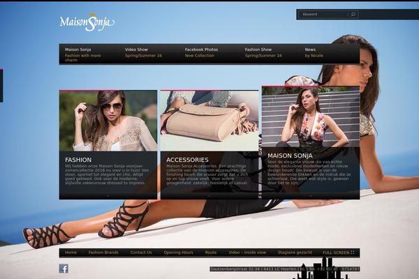 maison-sonja.nl site used Fashiondesign