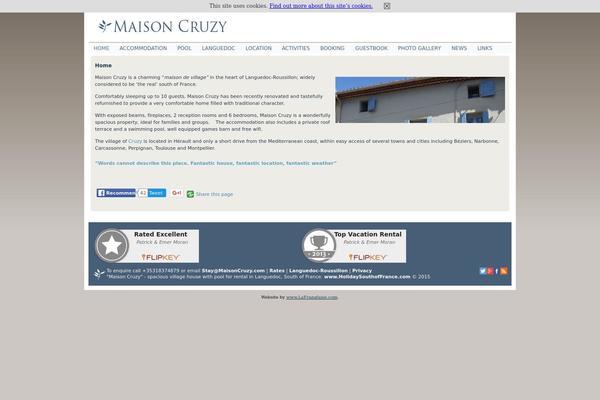 maisoncruzy.com site used Maisoncruzy2015