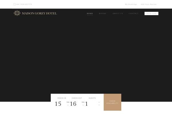 HotelBooking theme site design template sample