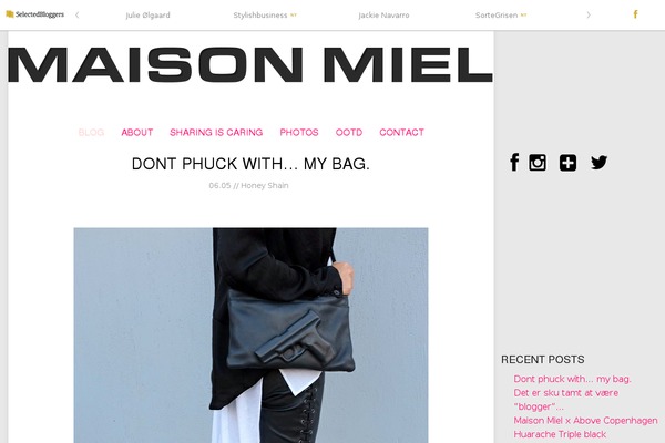 maisonmiel.com site used Selected-theme