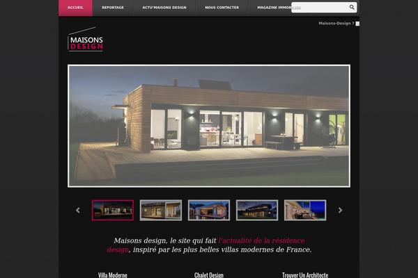 maisons-design.fr site used Theme1642