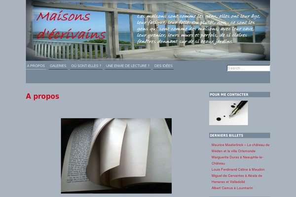 maisons-ecrivains.fr site used ForeverWood