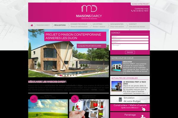 maisonsdarcy.fr site used Darcy