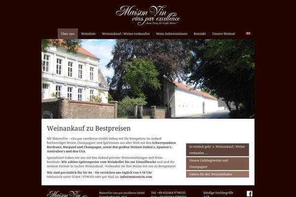 maisonvin.com site used Maisonvin2015