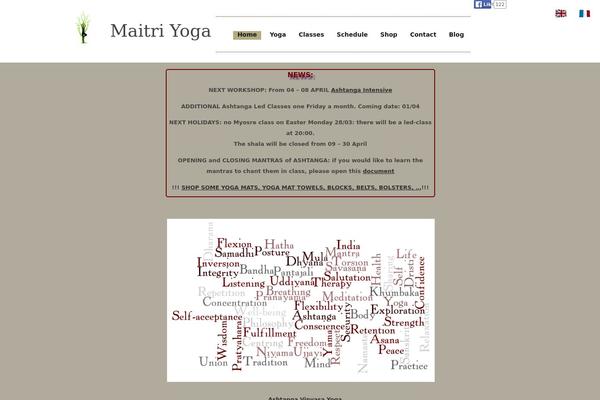 maitriyoga.info site used Maitri_wp