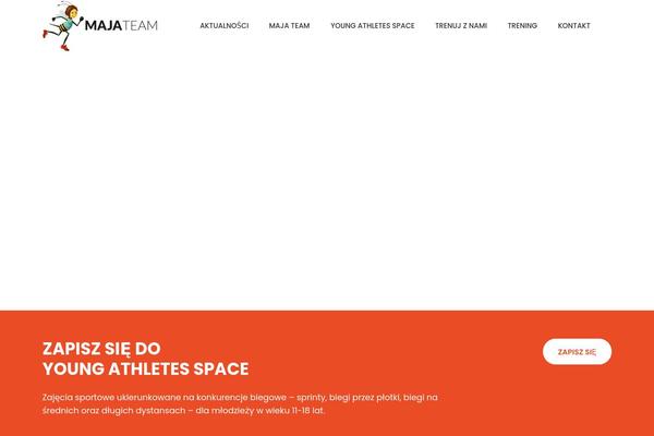 Gimnas theme site design template sample