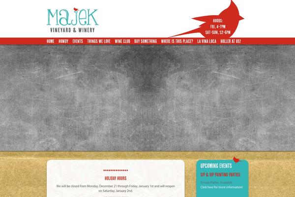 majekvineyard.com site used Majek