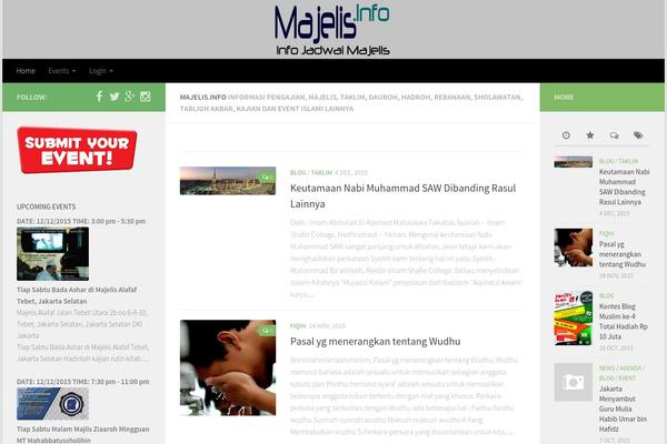 majelis.info site used Meup