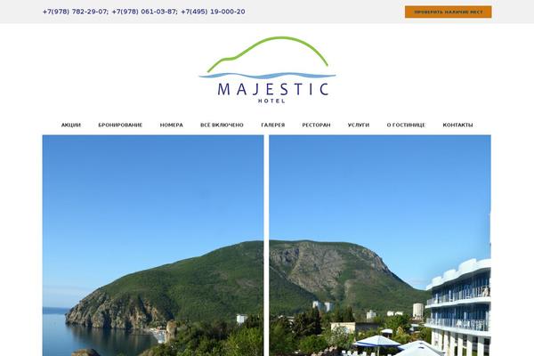 majestic.org.ua site used Volver