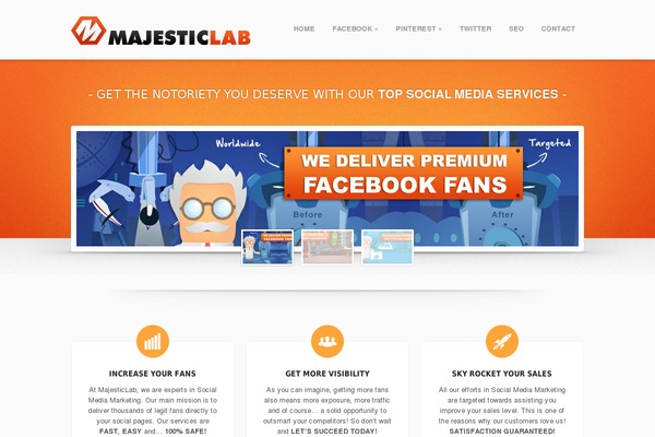 majesticlab.com site used Simplebiz