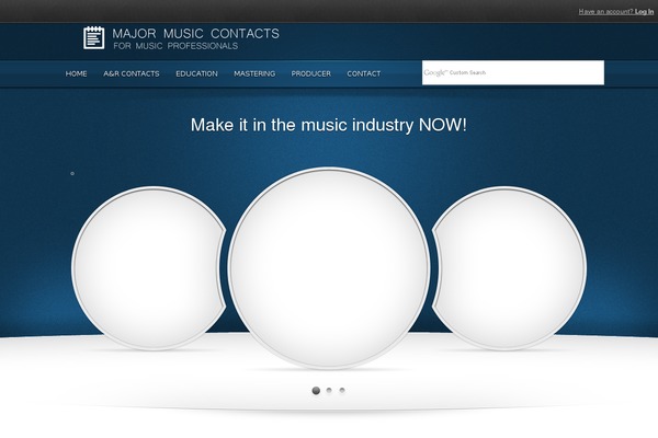 majormusiccontacts.com site used Brand-x