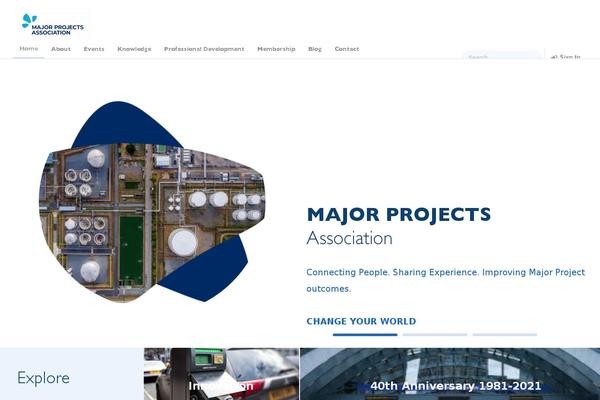 majorprojects.org site used Mpa-avada-child-theme