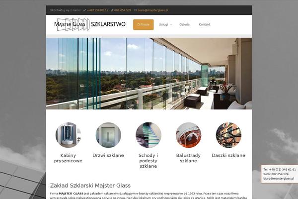 majsterglass.pl site used Majsterglass