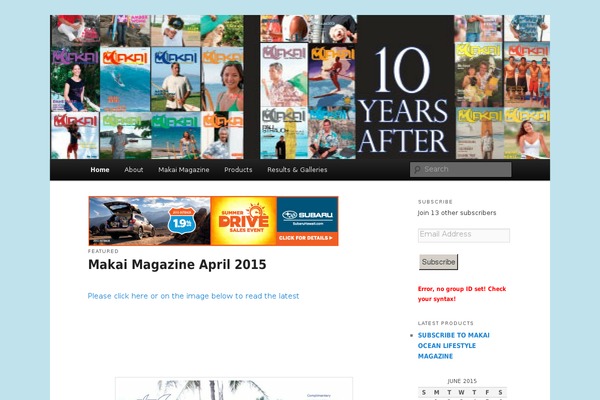 Newspaper theme site design template sample