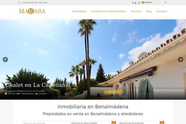 WordPress website example screenshot