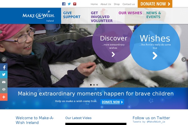 makeawish theme websites examples