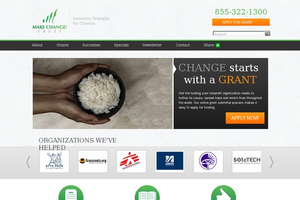 makechangetrust.org site used Makechange