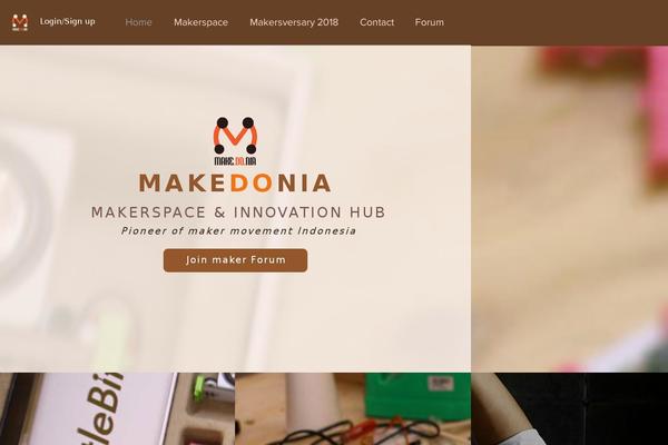 makedonia.co site used Divi-space-child