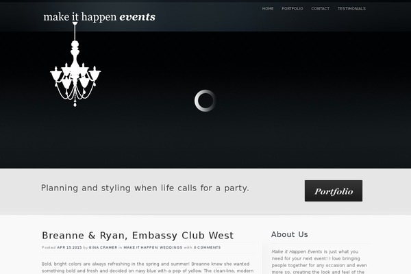 inFocus theme site design template sample