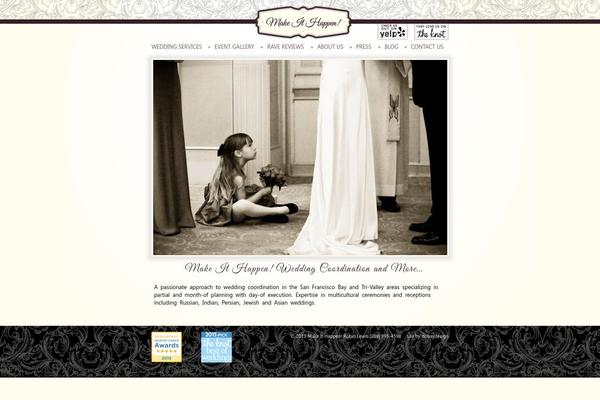 makeithappenweddings.com site used Makeithappen