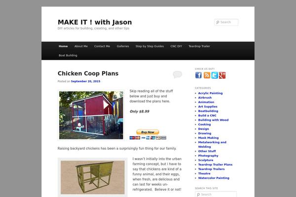 WordPress website example screenshot