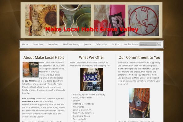 makelocalhabitgrassvalley.com site used Neutrino