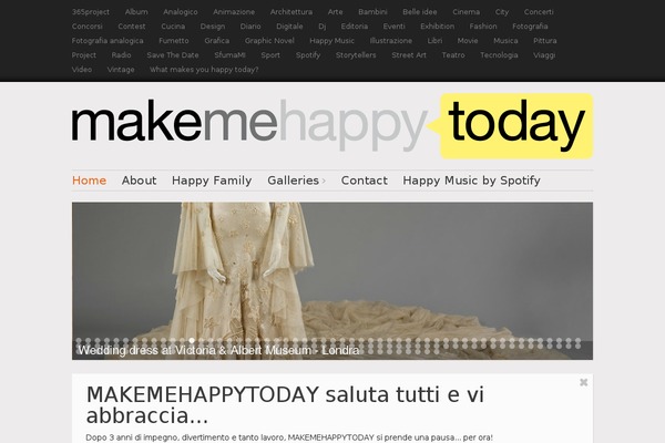 makemehappytoday.com site used Website