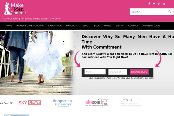 makemencommit.com site used Makemencommit