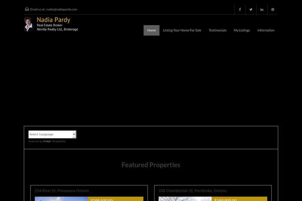 Realhomes Theme theme site design template sample