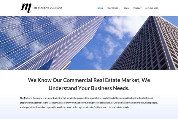 WordPress website example screenshot
