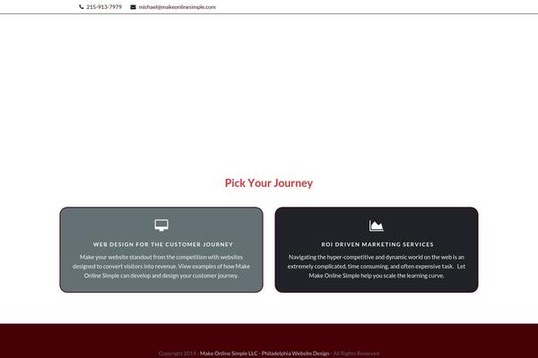 Total theme site design template sample