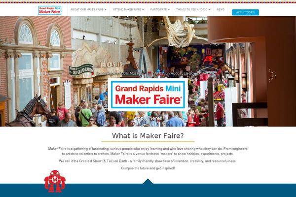 makerfairegr.com site used Minimakerfaire
