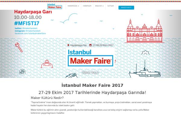 makerfaireistanbul.com site used Minimakerfaire