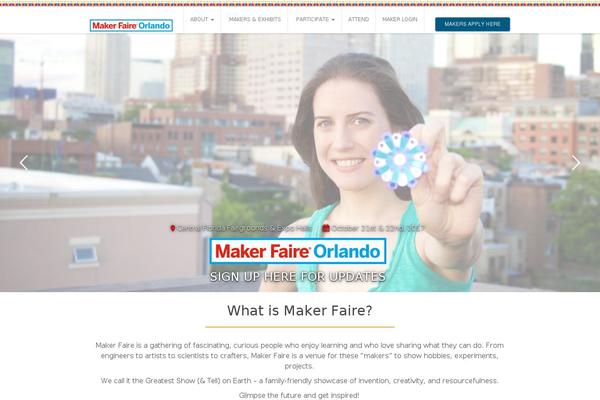 makerfaireorlando.com site used Minimakerfaire